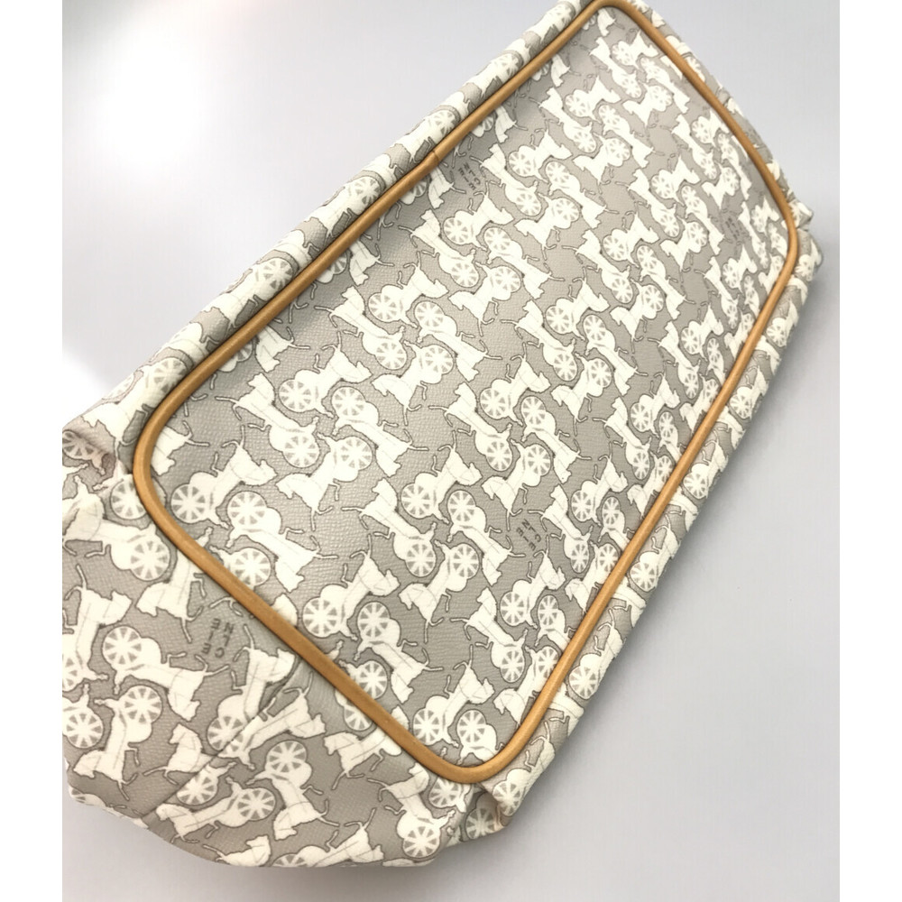 Celine Carriage Pattern Tote Bag Gray - image 8